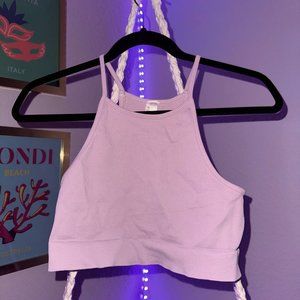 purple athletic tini tank